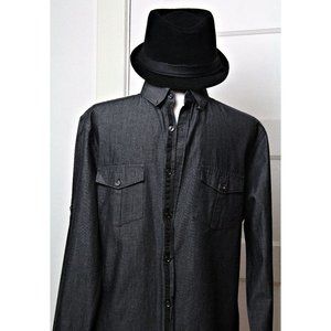 Men Medium Dark Gray Shirt